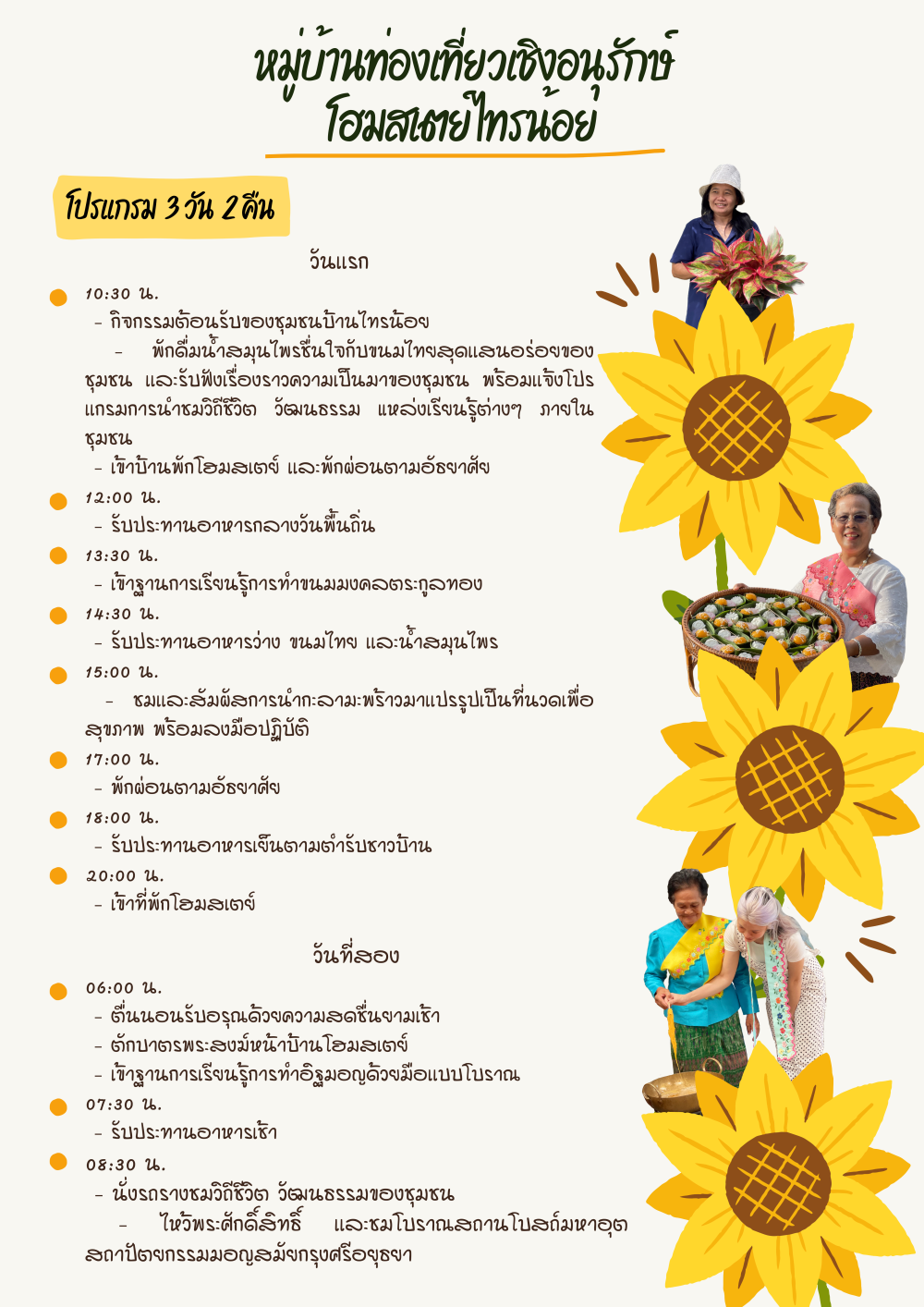 ชุมชนท่องเที่ยวบ้านไทรน้อยอำเภอบางบาล