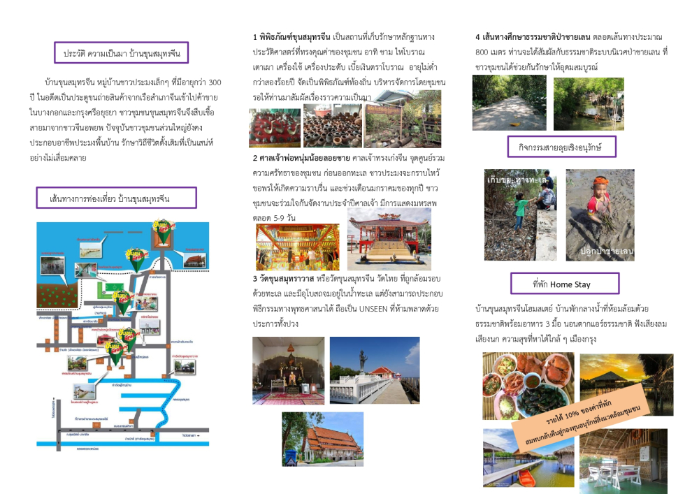 ชุมชนท่องเที่ยวบ้านขุนสมุทรจีน  จังหวัดสมุทรปราการ