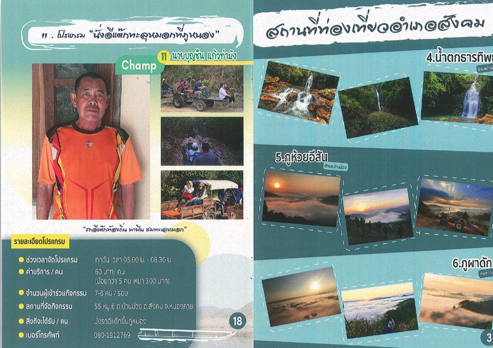ชุมชนท่องเที่ยวบ้านหนอง-โนนสว่างอำเภอสังคม