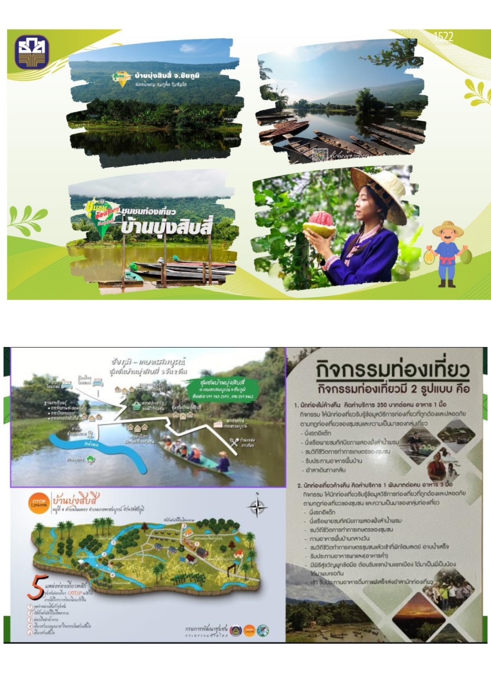 แพ็คเกจท่องเที่ยวชุมชนบ้านบุ่งสิบสี่